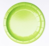 Platos de Polipapel Verde Manzana x 10 un
