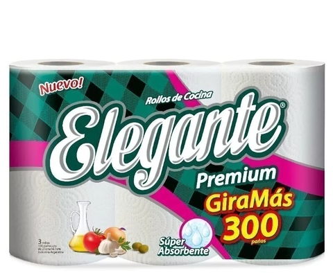 Rollo Cocina Elegante 3x100 paños - Cod 930