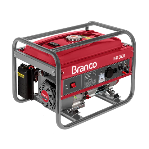 Gerador de Energia a Gasolina Aberto 3,5 Kva Bivolt com AVR B4T-3500