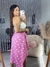 SAIA MIDI LINHO ROSA TRANSPASSADA - comprar online