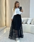 SAIA LONGA TULE PRETA - Ste Closet