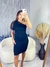 VESTIDO CANELADO PREMIUM UM OMBRO - comprar online