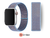 Pulso Correa Manilla De Nylon Para Apple Watch y SmartWatch de 42/44 mm 31 Cerulean