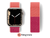 Pulso Correa Manilla De Nylon Para Apple Watch y SmartWatch de 42/44 mm 42 Pomegranate