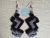 Aretes Para Mujer En Mostacilla Checa Geométrico Nefertiti - Tiendas AmmA