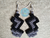 Imagen de Conjunto Collar y Aretes Para Mujer en Mostacilla Checa Geométrico Nefertiti