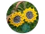 Aretes Para Mujer En Mostacilla Checa Girasoles 5cms