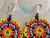 Conjunto Collar Y Aretes Para Mujer Mandala Estrella Amarilla Con Flecos en Mostacilla Checa en internet