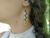 Aretes En Mostacilla Checa Para Mujer Flor Velo De Novia