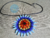 Conjunto Collar y Aretes en Mostacilla Checa Para Mujer Estilo Huichol Flor De Fuego Picos - tienda online