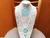 Collar Para Mujer en Mostacilla Checa Mandala Blanco y Azul Claro Con Flecos