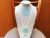 Collar Para Mujer en Mostacilla Checa Mandala Blanco y Azul Claro Con Flecos