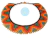 Imagen de Collar Para Mujer en Mostacilla Checa Estilo Okama Embera Triangulos Multicolor Punta Dorada