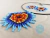Conjunto Collar y Aretes en Mostacilla Checa Para Mujer Estilo Huichol Flor De Fuego Picos - tienda online