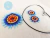 Imagen de Conjunto Collar y Aretes en Mostacilla Checa Para Mujer Estilo Huichol Flor De Fuego Picos