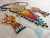 Conjunto Collar Y Aretes Para Mujer Mandala Estrella Amarilla Con Flecos en Mostacilla Checa - Tiendas AmmA