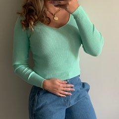 BLUSA CANELADA