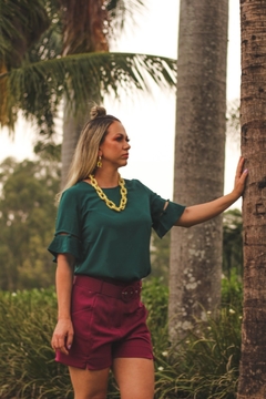 SHORTS RECORTE COS C/CINTO FORRADO - loja online