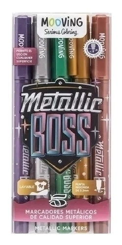 Marcador metallic boss Mooving