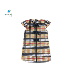 Conjunto irmãos xadrez /inspiracao Burberry - Vestido e Bermuda (duas peças) - comprar online