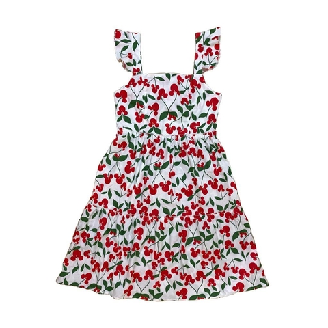 VESTIDO DISNEY MICKEY CEREJA -ADULTO MIDI
