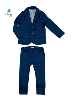 Blazer Cássio Completo - Azul Petróleo (2 peças) (com forro) - comprar online