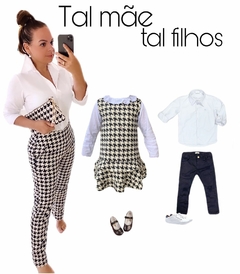Conjunto irmãos | ANTONY E ANE - Camisa e Vestido (3 peças) - comprar online