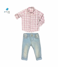 Kit Vestido longo e camisa -| Tal mãe, tal filho na internet