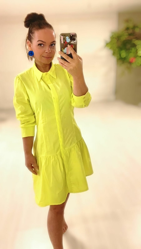 VESTIDO l RAYA | AMARELO LIMÃO NEON - Adulto - comprar online