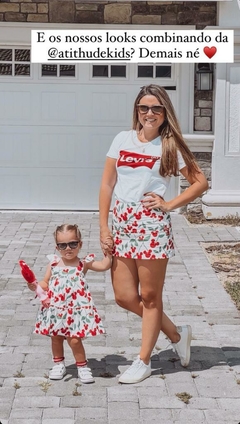 Vestido Minnie Cereja babados | infantil - Atithude Kids