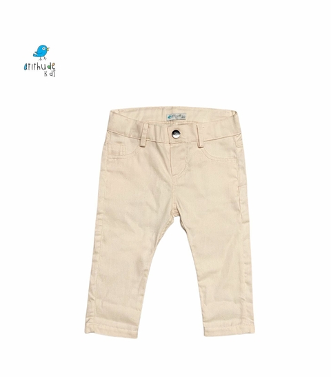 Calça Amarelo Bebê - sarja | skinny