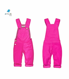 Jardineira Calça Pink - Sarja na internet