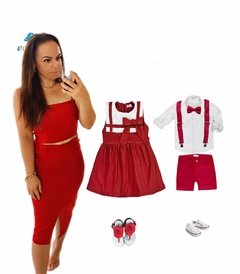 Vestido Mirela - Vermelho - Atithude Kids