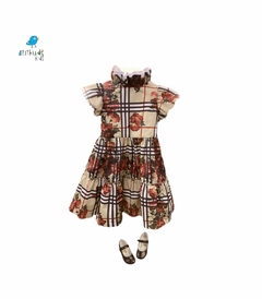 VESTIDO ROSANA - XADREZ ESTAMPADO - comprar online