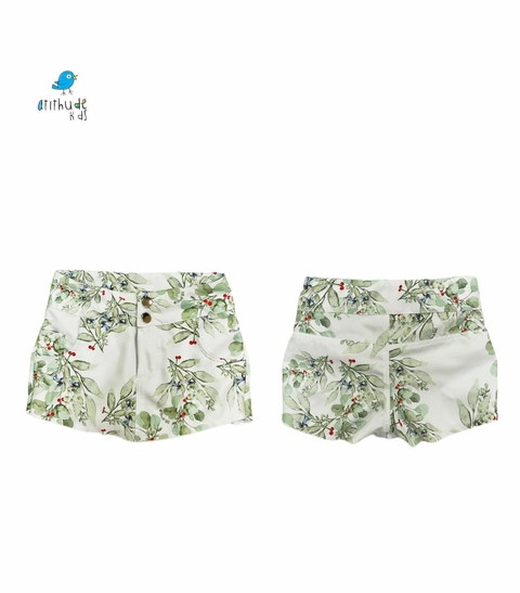 Short saia infantil |estampado - comprar online