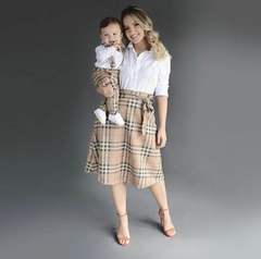 Kit saia e conjunto filho -|xadrez Tal mãe, tal filho - comprar online