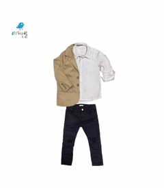 Blazer Sarja Bege - com forro - comprar online