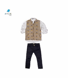Colete Mickey Bege - comprar online