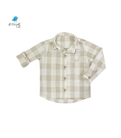 Camisa Pedro - linho xadrez