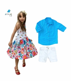 Camisa Azul Piscina - comprar online
