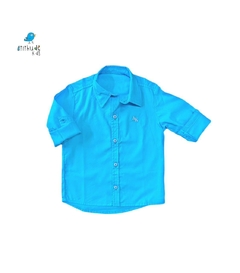 Camisa Azul Piscina