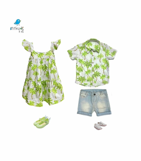 Conjunto Taylor e Martina - Vestido e Camisa | Safari