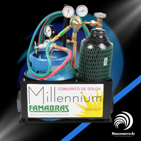 CONJUNTO DE SOLDA MILLENNIUM OXI-GLP RI - STANDARD