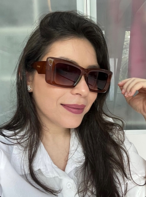 Óculos de sol Emilly - marrom