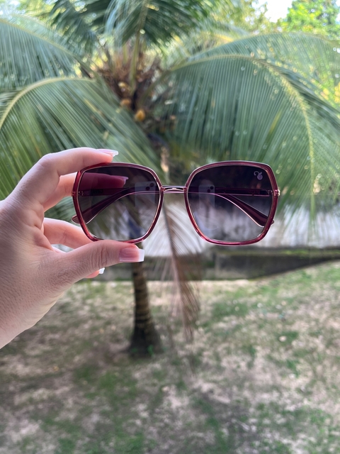 Óculos de sol Taís - vinho