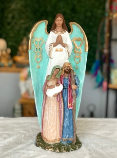 Sagrada Família com Anjo - 45cm