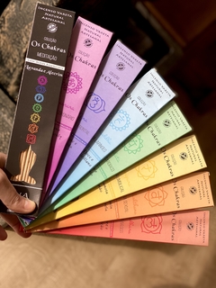 Kit incensos naturais Coleção Os Chakras - Cia de Aroma