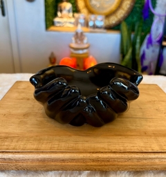 Mãos porta-cristais - preto laca