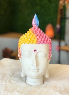 Cabeça de Sidarta (Buda) 28cm - candy color - comprar online