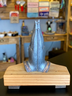 Par de Mãos Budismo (21cm) - prateado - comprar online